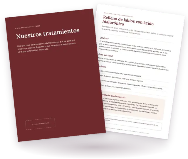 Catálogo de tratamientos para pacientes